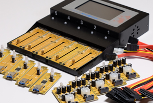 便攜式M.2硬盤拷貝機(jī) 速度、性能實測: 多個裝置同時復(fù)制