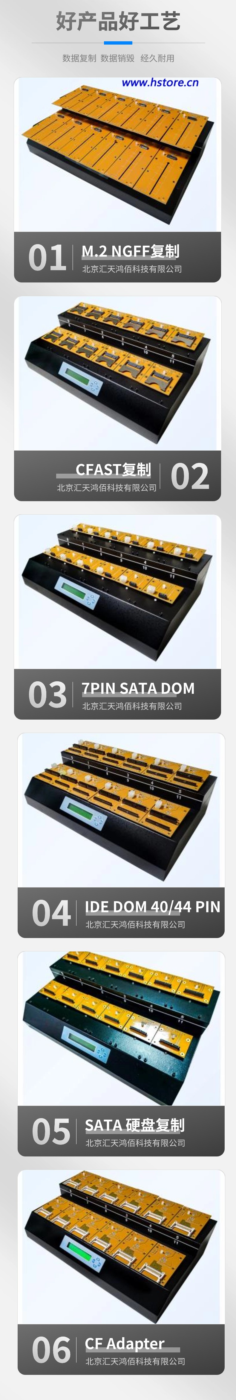 工業(yè)級(jí)多功能拷貝機(jī)支持SATA、IDE、M.2、CF等儲(chǔ)存裝置